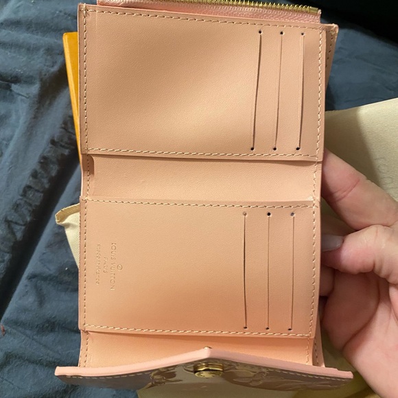 Louie Louie  Blush Pink Embossed Wallet - Picture 2 of 4